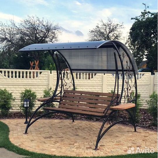 Кованая качеля