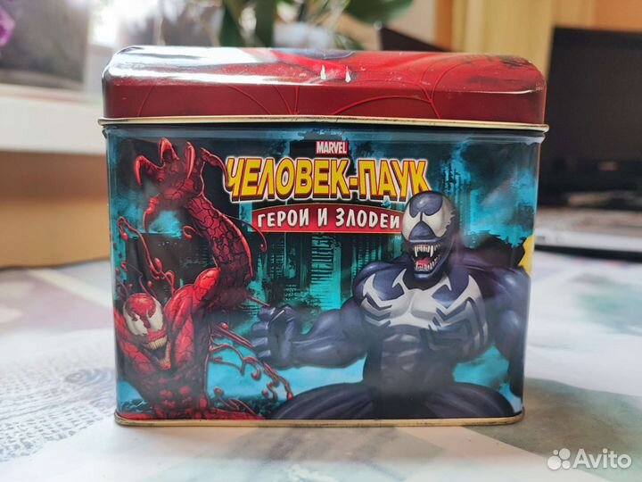 Карточки человек-паук. Герои и злодеи