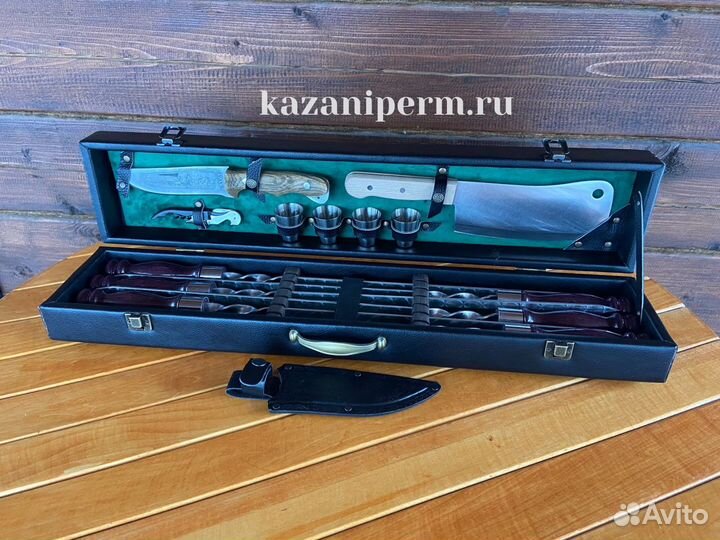 Шампура / Подарочный шашлычный набор