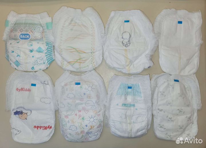 Подгузники разных производителей