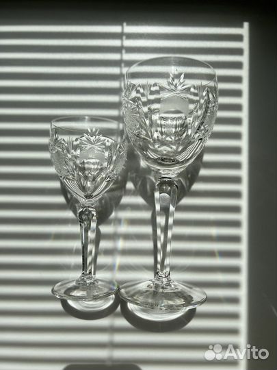 Фужеры ГДР lausitzer bleikristall