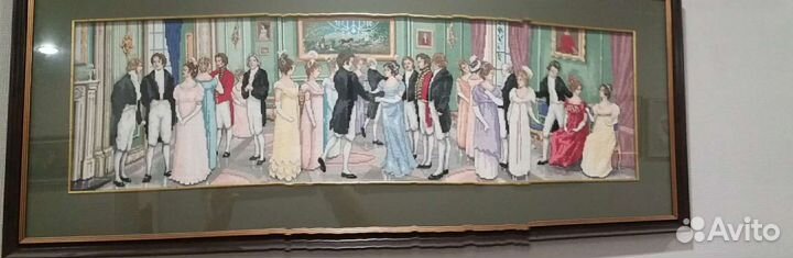 Вышивка счетный крест (Дворянское собрание)