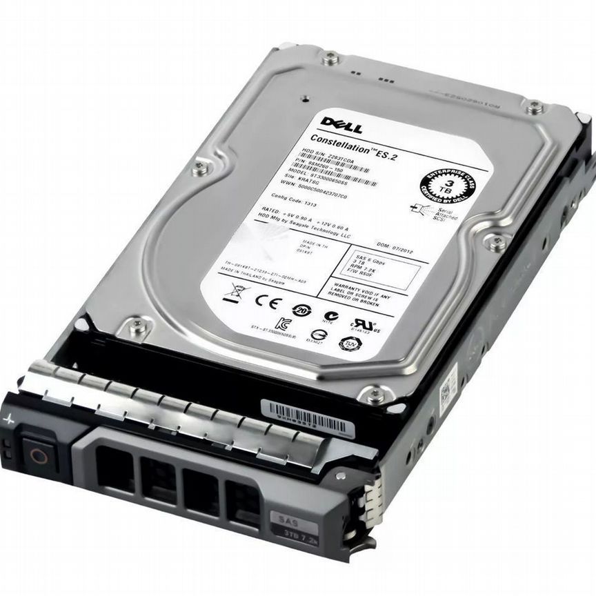 [91K8T] Жесткий Диск Dell 3tb 7200 Sas 3,5" Hdd 91k8t