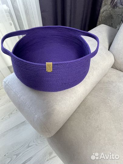 Корзина для хранения хлопковая