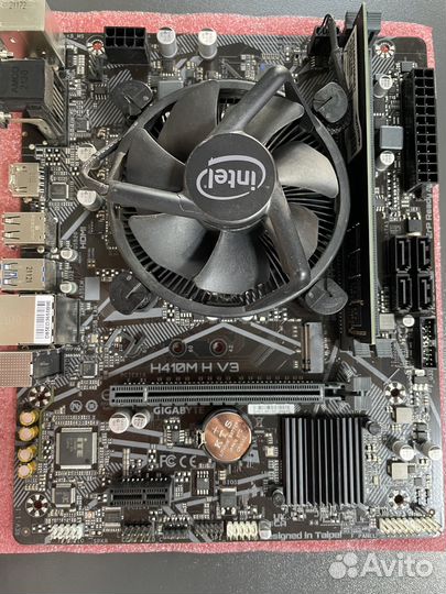 Продам комплект i3-10100f