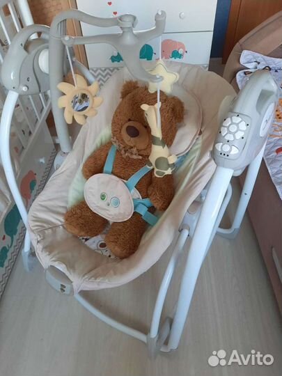 Детские качели-шезлонг