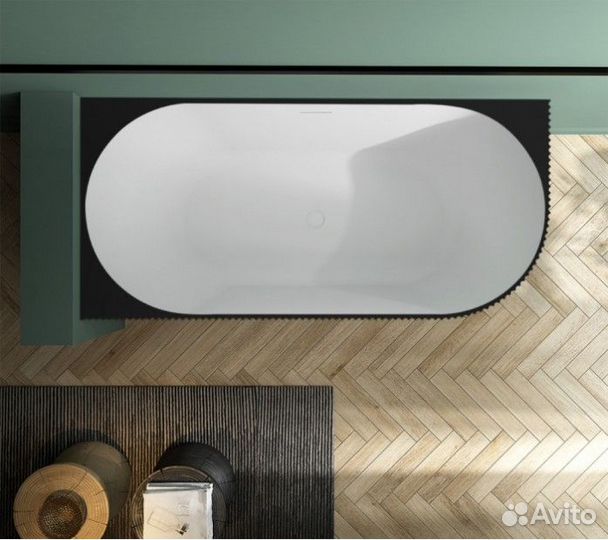 Ванна Abber AB9329MB 170x80 левосторонняя