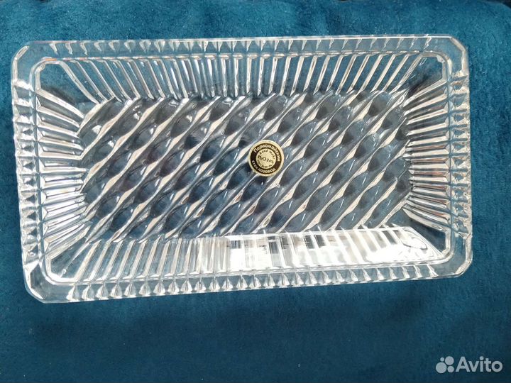 Хрустальная селедочница