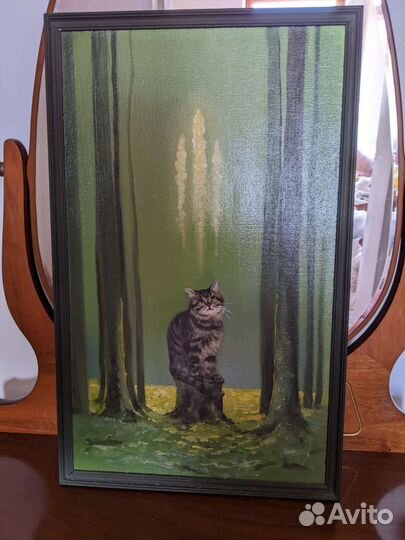 Кот холст,масло