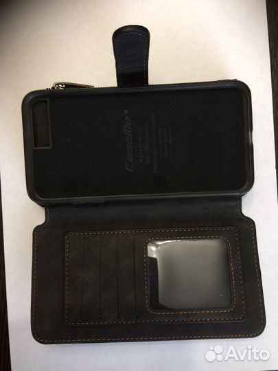 Чехол книжка на iPhone 6 +/6S+ (7+/7S+), нат. кожа