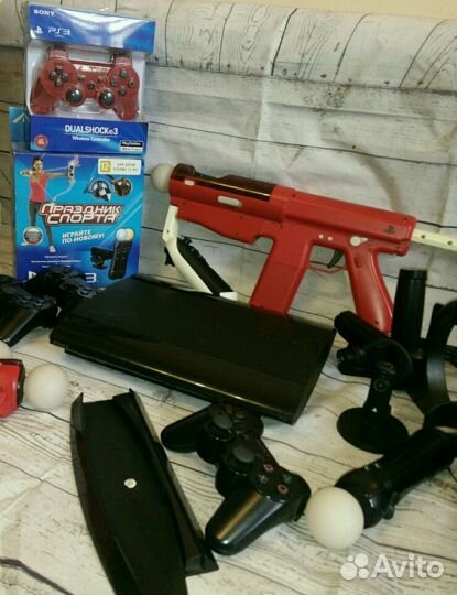 Sony PlayStation3 и 60 игр аксессуары
