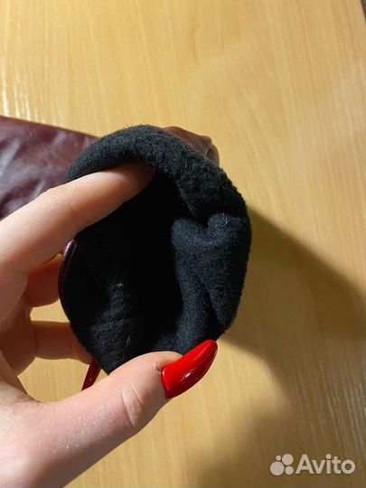 Перчатки кожаные