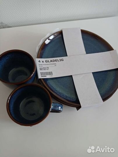 Посуда Икеа гладелиг