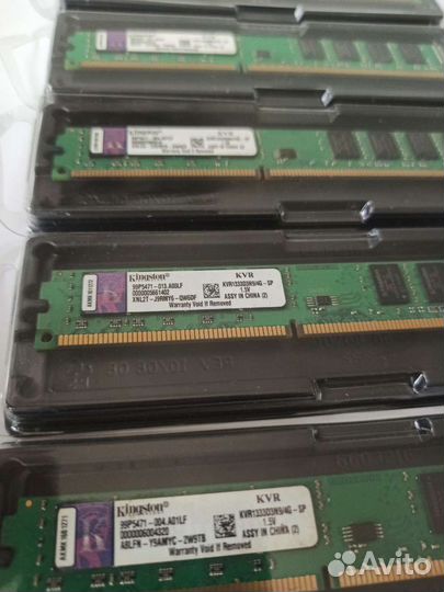 DDR3 4Gb 1333 Kingston двусторонняя