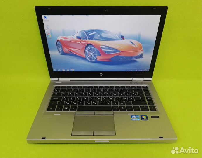 Ноутбук HP ElaiteBook 4 ядра Core i5/14