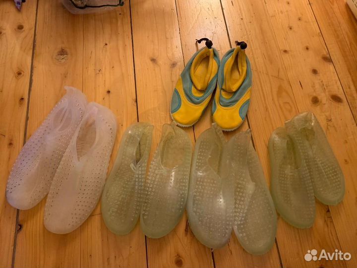 Тапочки резиновые для плавания и рафтинга