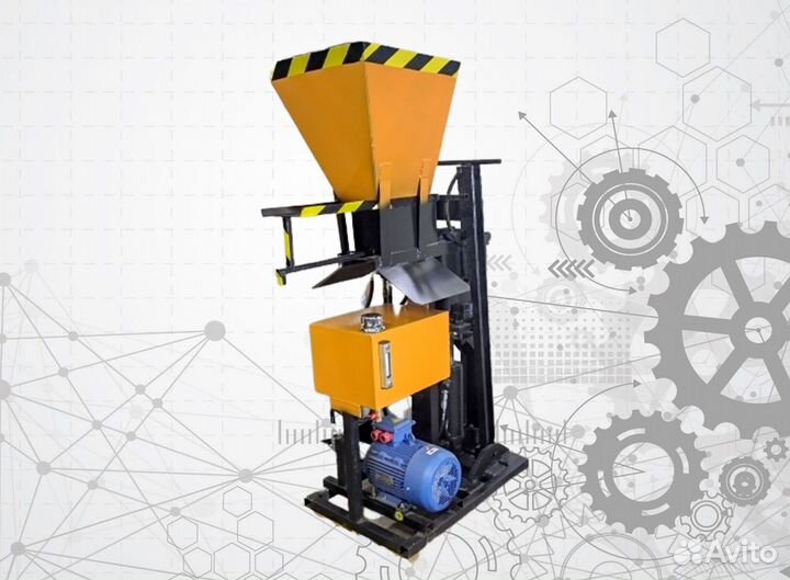 Пресс для лего кирпича брусчатки