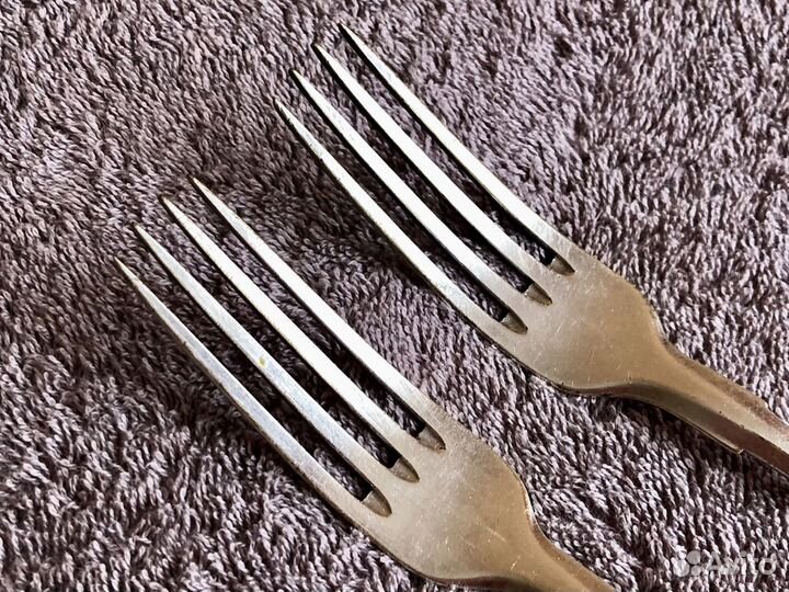 Антикварные вилки Fraget (19 век, комплект 2 шт)