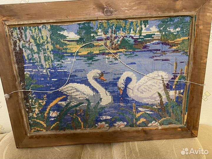 Картина вышитая крестом(ручная работа)