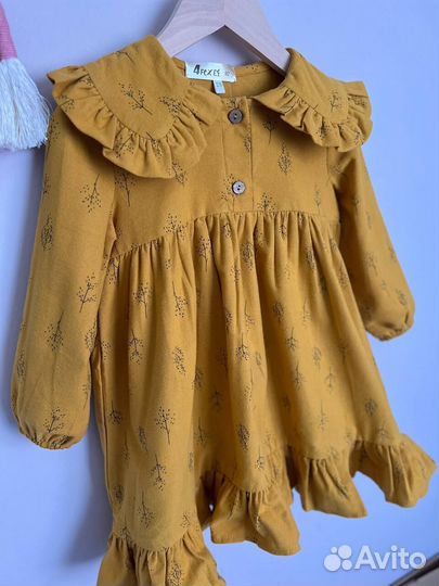 Платье из теплого хлопка