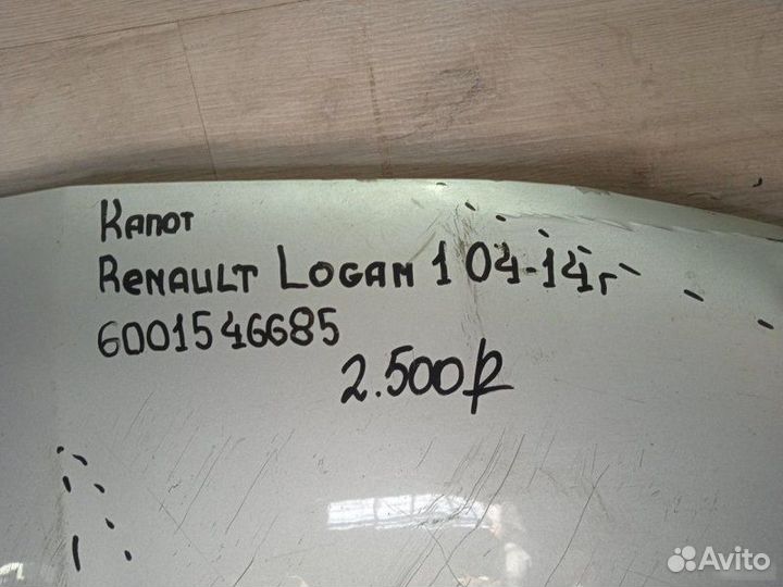 Капот Renault
