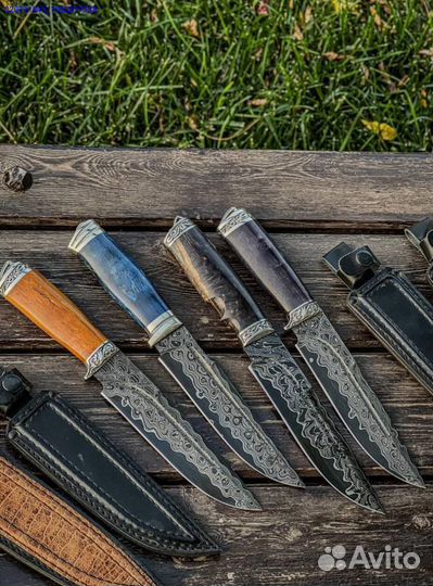 Нож никелированный Дамаск (Арт.89458)