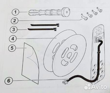 Держатель рулона бумаги с датчиком для TG2460H