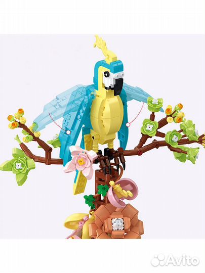 Конструктор Попугай в саду
