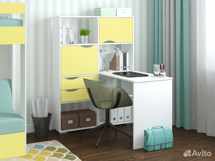 Стол компьютерный угловой Лаворо лев