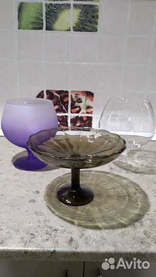 Ваза рюмка на ножке