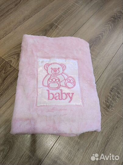 Плед детский плюшевый