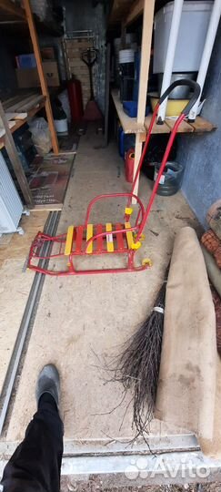 Детские санки на колесах