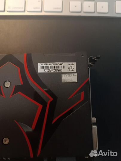 Видеокарта Asus cerberus-GTX1050TI-O4G