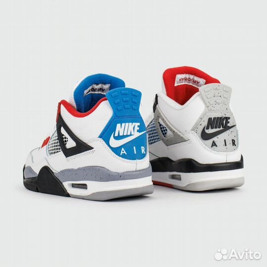 Кроссовки Nike Air Jordan 4 White / Multicolor new