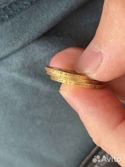 Золотые монеты николая 2-5 рублей-3шт