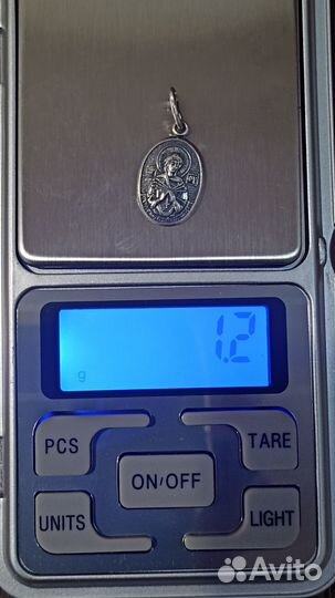 Серебряная подвеска с образом