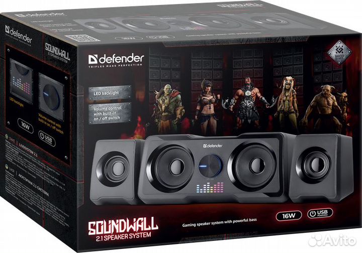 Колонка Defender Soundwall