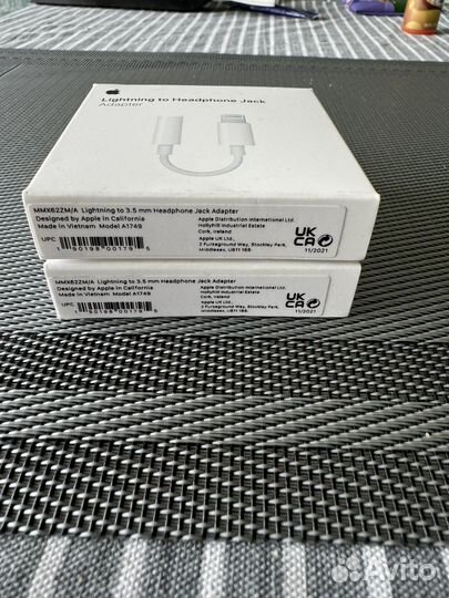 Переходник Apple с Lightning на Jack 3,5mm