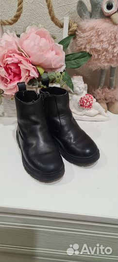 Кожаные ботинки челси zara 24 и 25