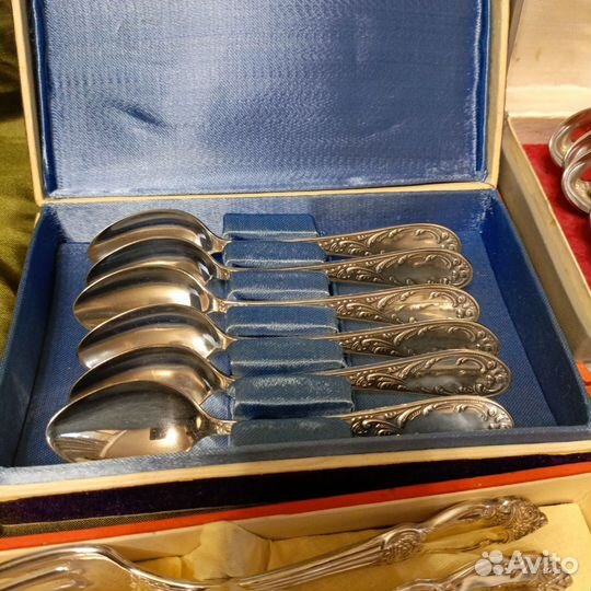 Мельхиоровые ложки.вилки.подстаканики.ссср
