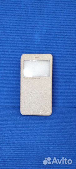 Чехол Книжка Nillkin Xiaomi Redmi 4a Золотой