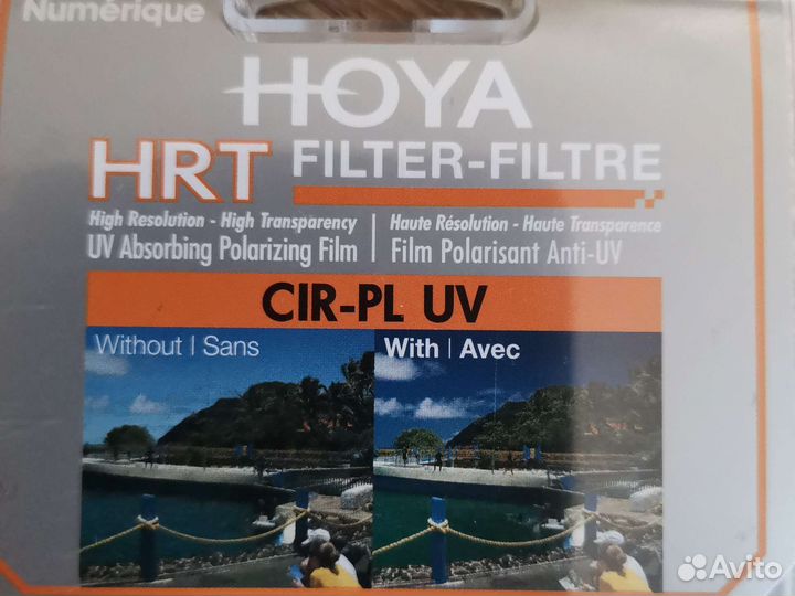 Светофильтр 77мм hoya PL-CIR UV HRT 77MM