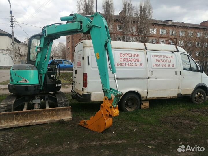 Услуги мини-экскаватора