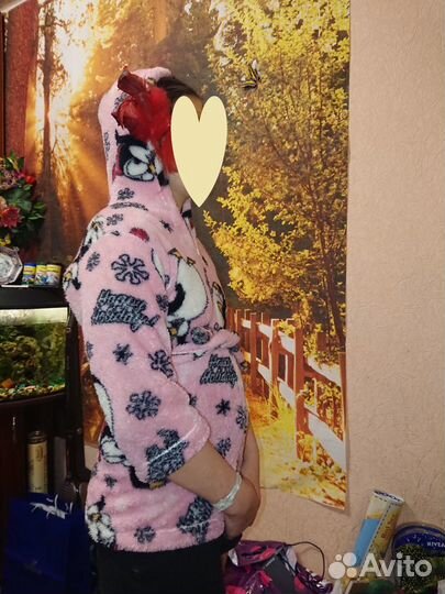 Халат махровый для девочки 6-9 лет