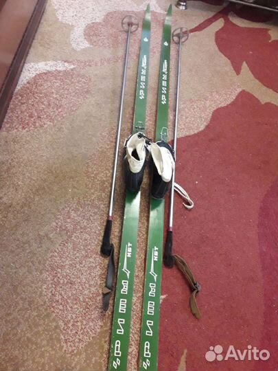 Лыжи беговые с ботинками 185/195 см