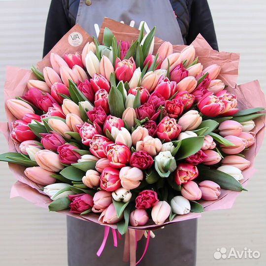 Тюльпаны букет цветы