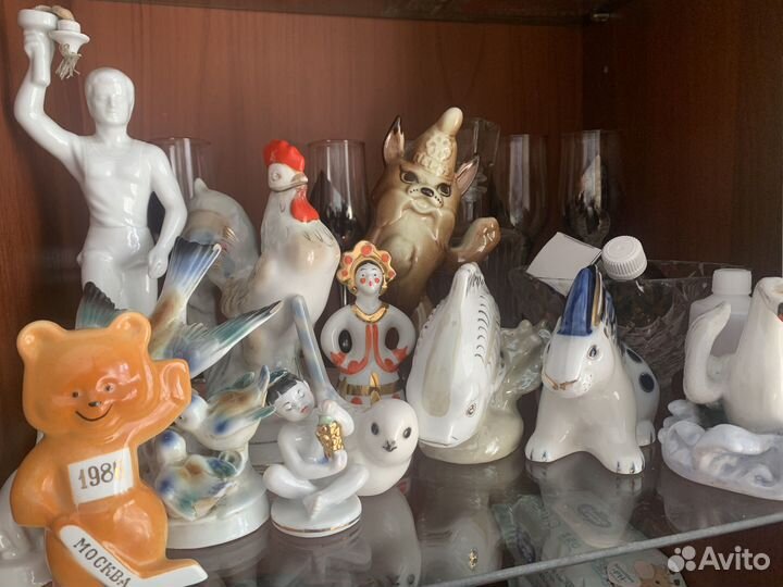 Фарфоровые статуэтки СССР лфз дулево