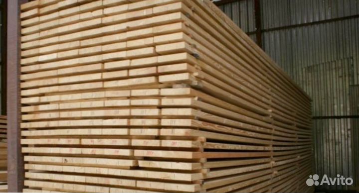 Доска Брус естественной влажности 1 сорт с доставк