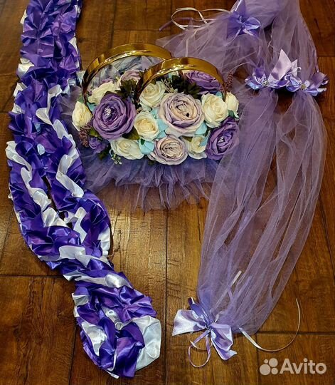 Украшение на свадебную машину