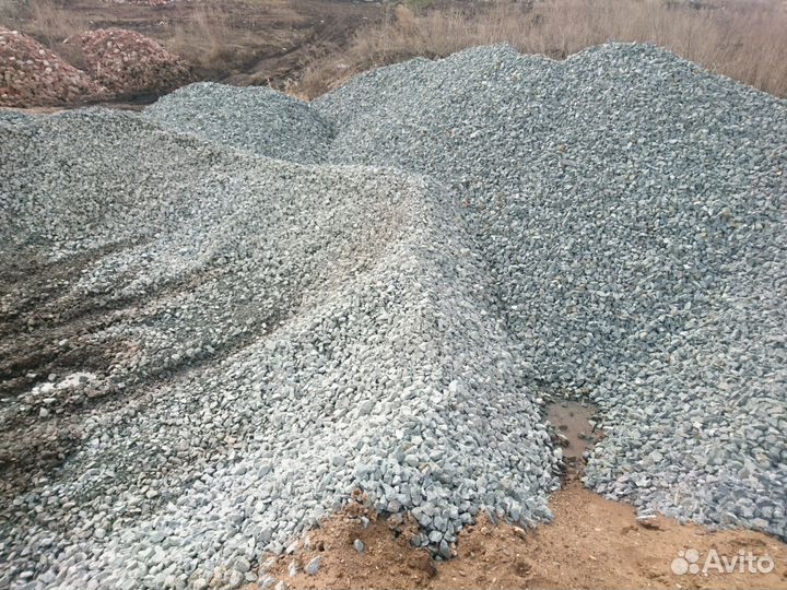 Пгс (песчано-гравийная смесь), щебень, чернозем
